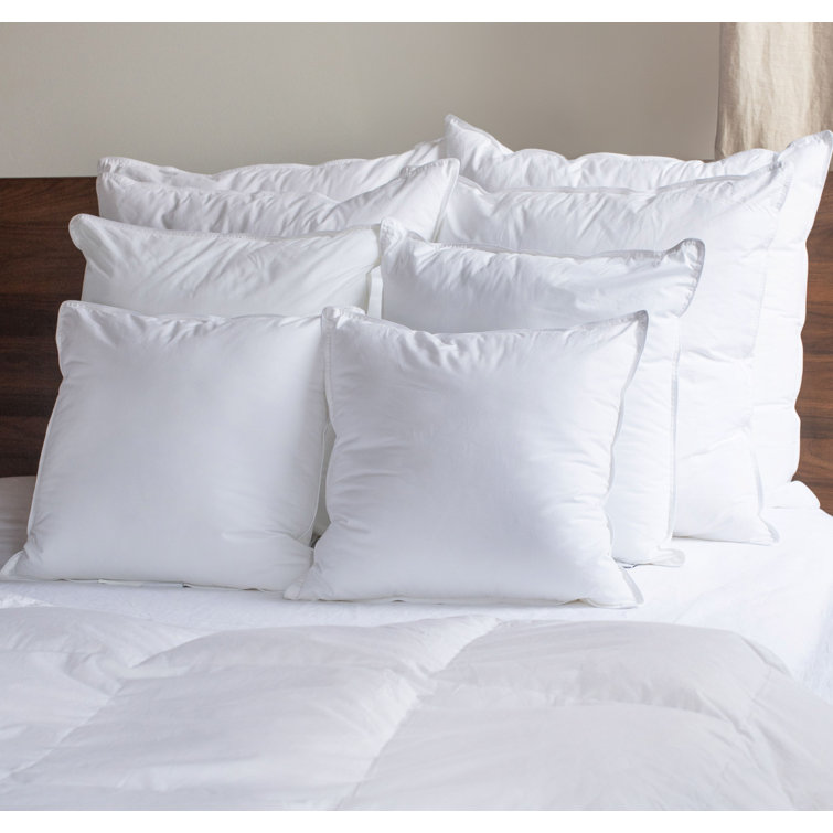 18" x 18" White Down Alternative Throw Pillow Inserts - 2 Pack