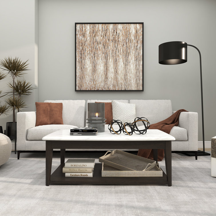 Dorian Black Metal Arc Floor Lamp with Marble Base