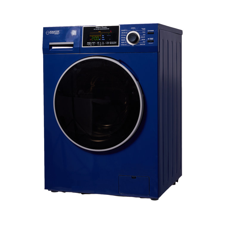 Blue 1.9 cu. ft. Electric Smart Washer-Dryer Combo