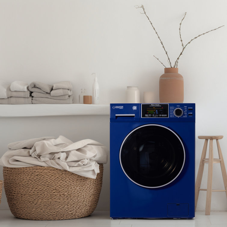 Blue 1.9 cu. ft. Electric Smart Washer-Dryer Combo