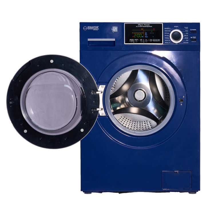 Blue 1.9 cu. ft. Electric Smart Washer-Dryer Combo