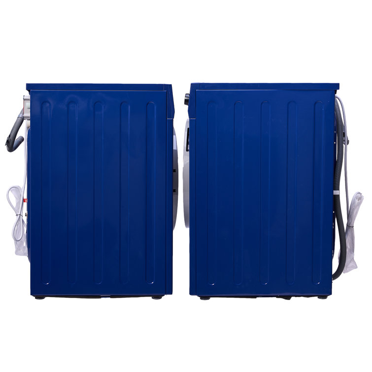 Blue 1.9 cu. ft. Electric Smart Washer-Dryer Combo