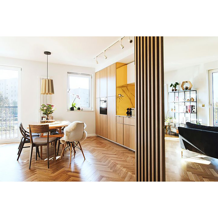 Ash Wood Veneer Drum Mini Pendant Light