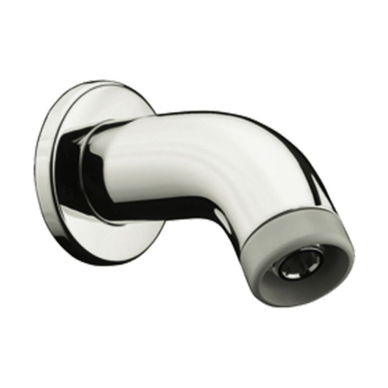 Polished Nickel Modern Wall-Mounted Shower Arm