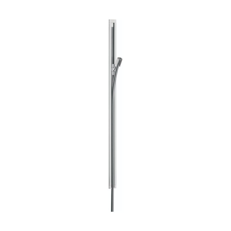 Raindance Unica S 36" Modern Chrome Wall Bar with Adjustable Holder