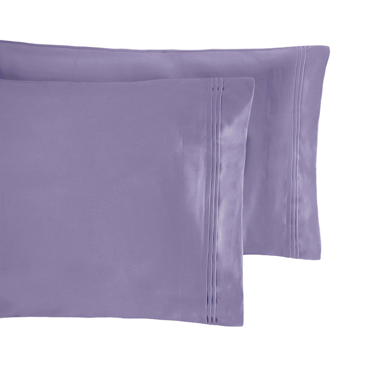 King Size Wisteria Egyptian Cotton Pillowcase with 650 Thread Count