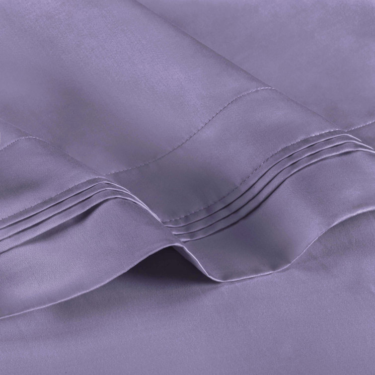 King Size Wisteria Egyptian Cotton Pillowcase with 650 Thread Count
