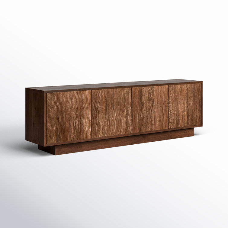 Gilmore Aged Mango Wood Media Console with Storage