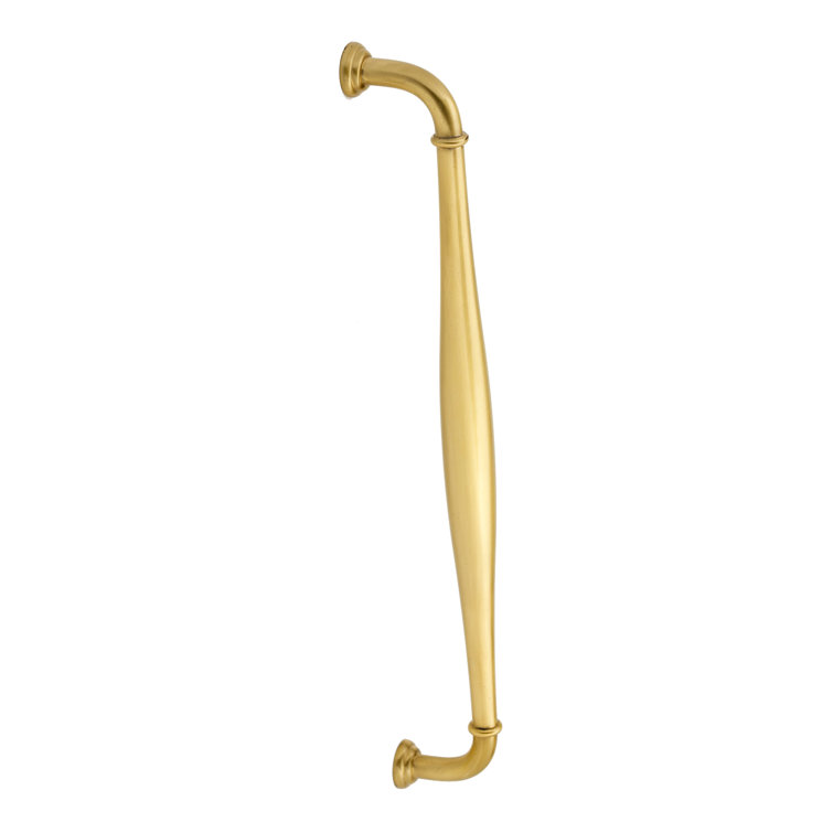 18" Satin Brass Modern Appliance Pull with Mounting Hardware
