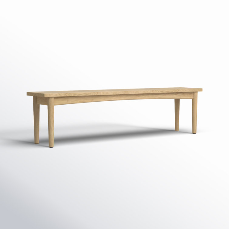 Lumina Natural Oak and MDF Dining Bench