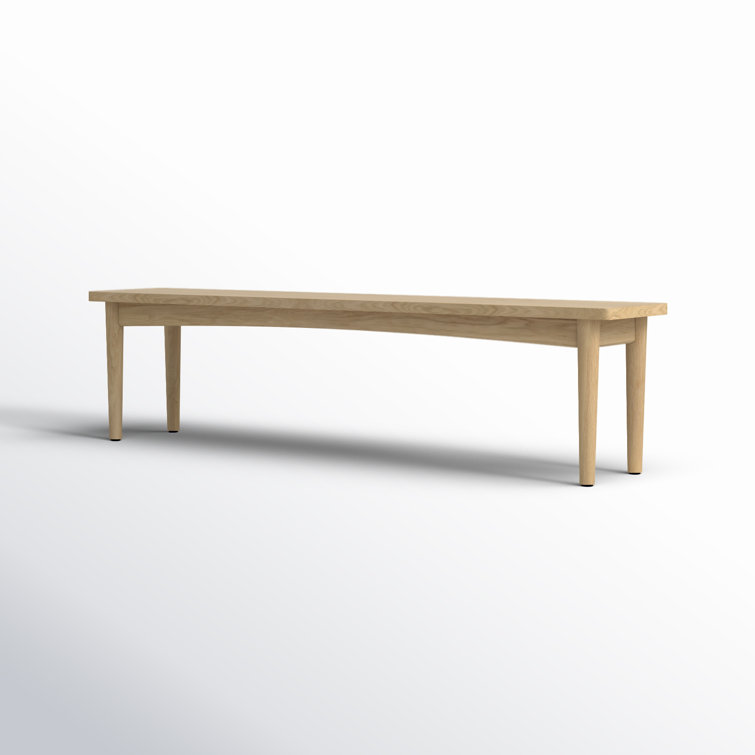 Lumina Natural Oak and MDF Dining Bench