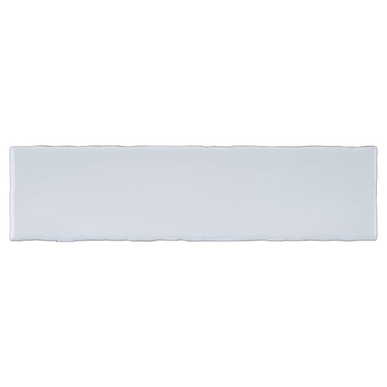 White Polished Ceramic Subway Wall Tile 3x12