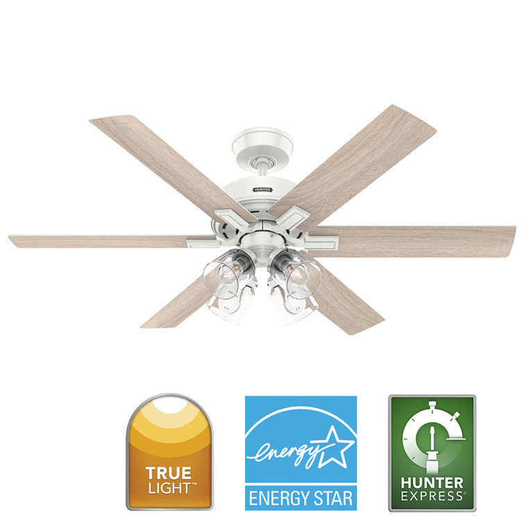 Fonthill 52-Inch Brushed Nickel Ceiling Fan with Light and Remote