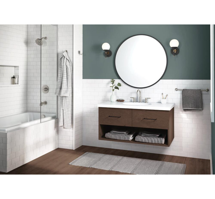 Nicoli Stainless Steel Modern Widespread Bathroom Faucet