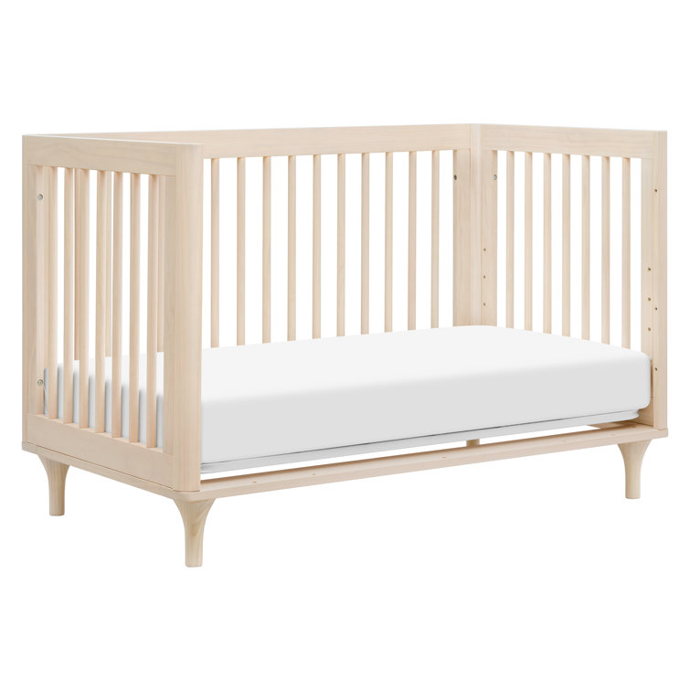 Washed Natural Pine 3-in-1 Convertible Crib with Toddler Rail