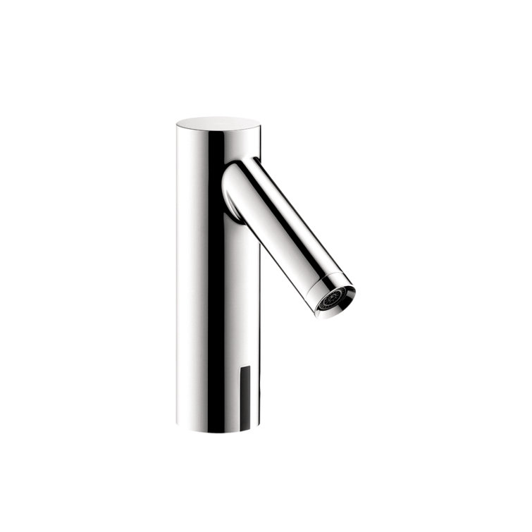 Chrome Single Hole Electronic Bathroom Faucet