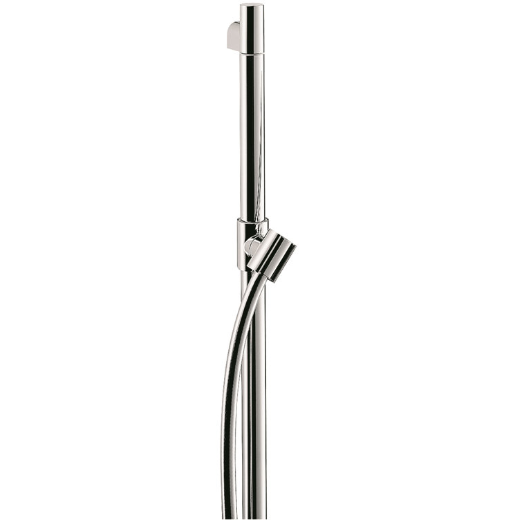 Modern Chrome 36-Inch Adjustable Wall Slide Bar