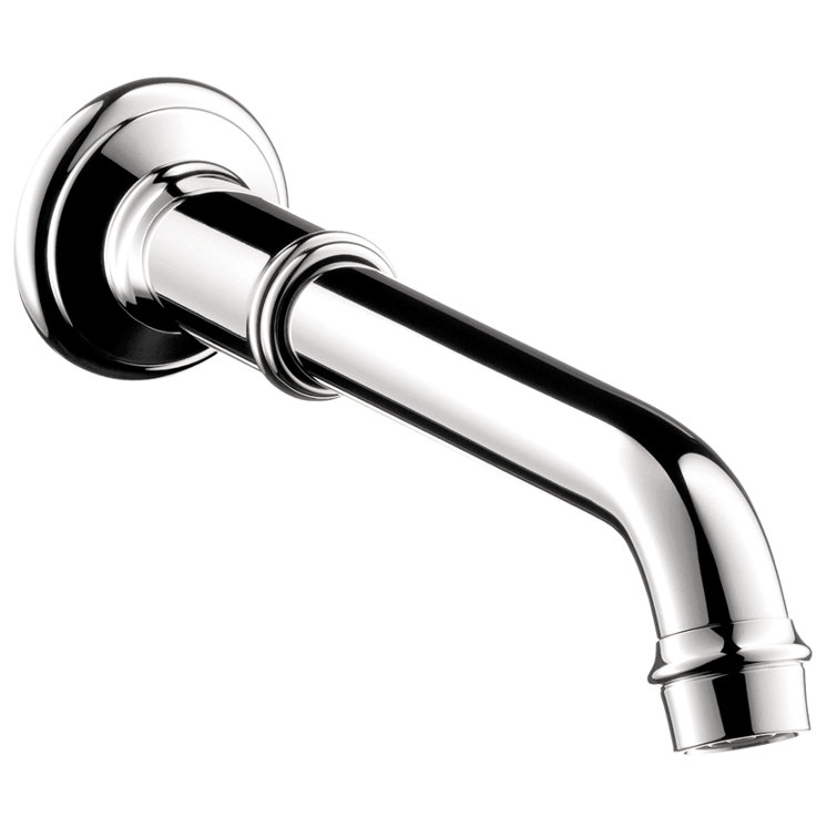 Traditional Chrome Wall Mounted Tub Spout