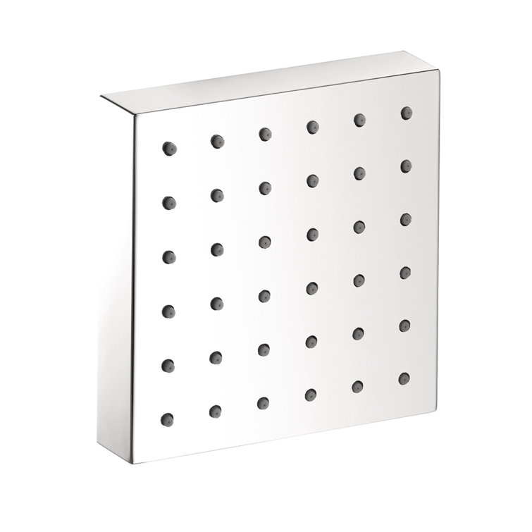 AXOR 5" x 5" Chrome Shower Module with Adjustable Spray