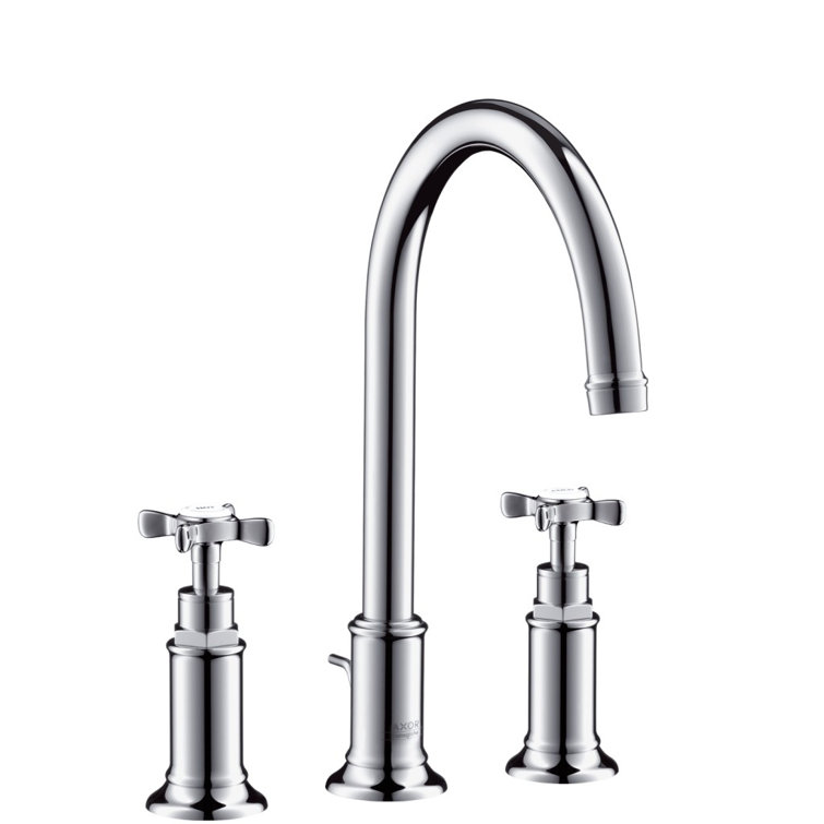 Polished Nickel Widespread 2-Handle Bathroom Faucet