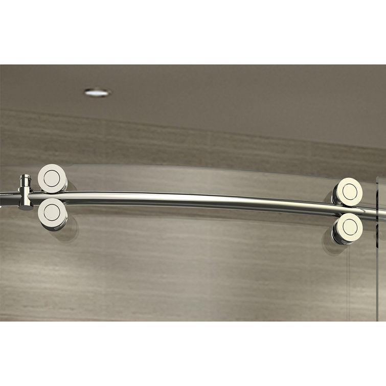 ZenArch 60" Frameless Clear Glass Sliding Shower Door