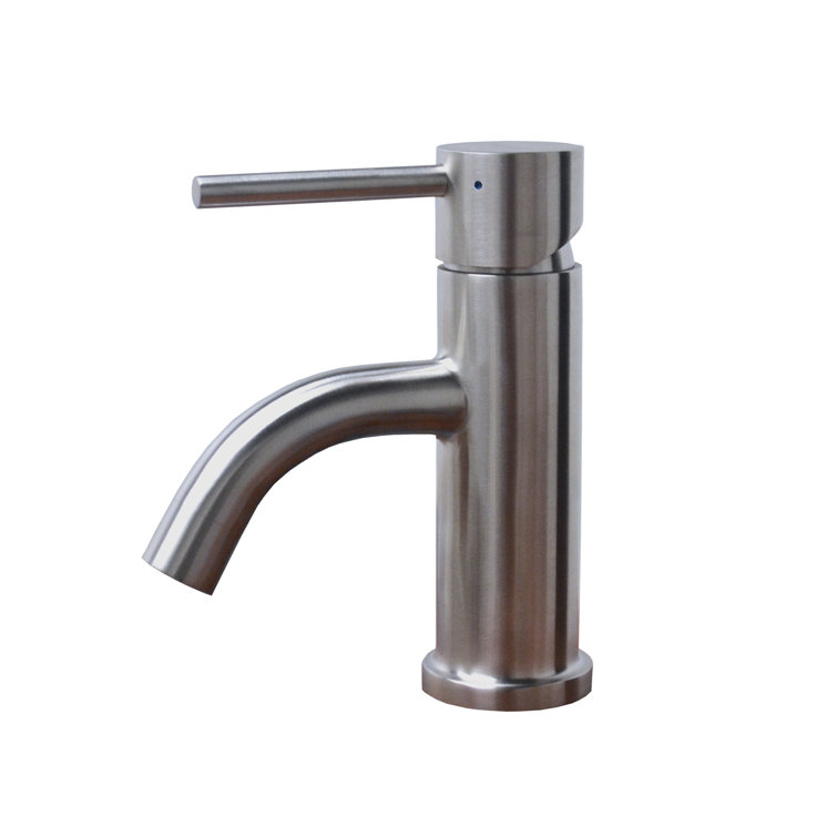 Waterhaus Scratch-Resistant Stainless Steel Single-Hole Lavatory Faucet