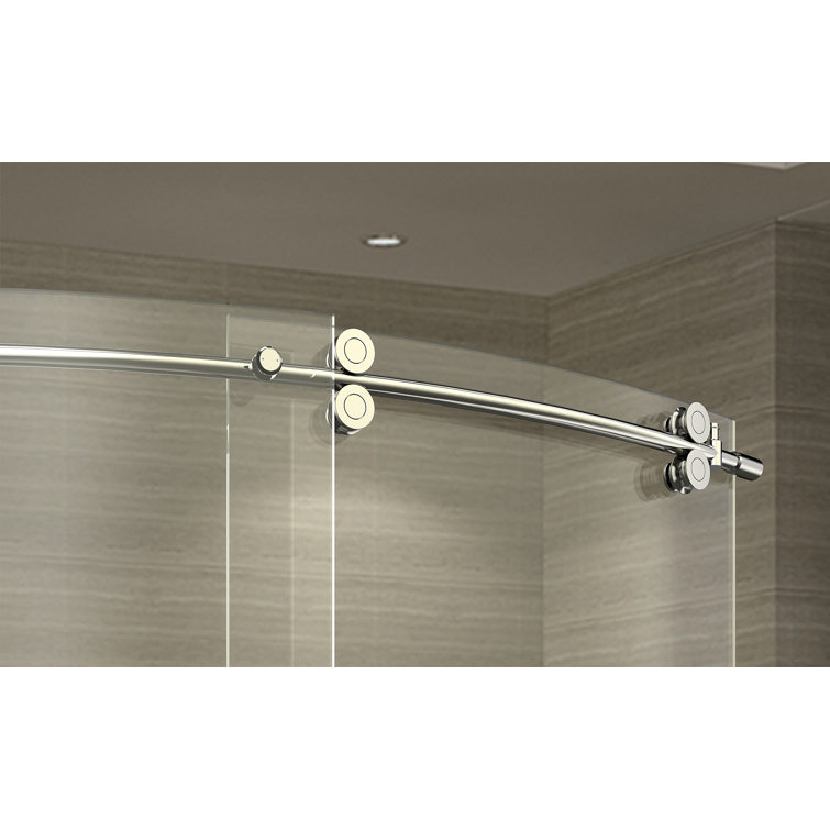 ZenArch 60" Frameless Clear Glass Sliding Shower Door