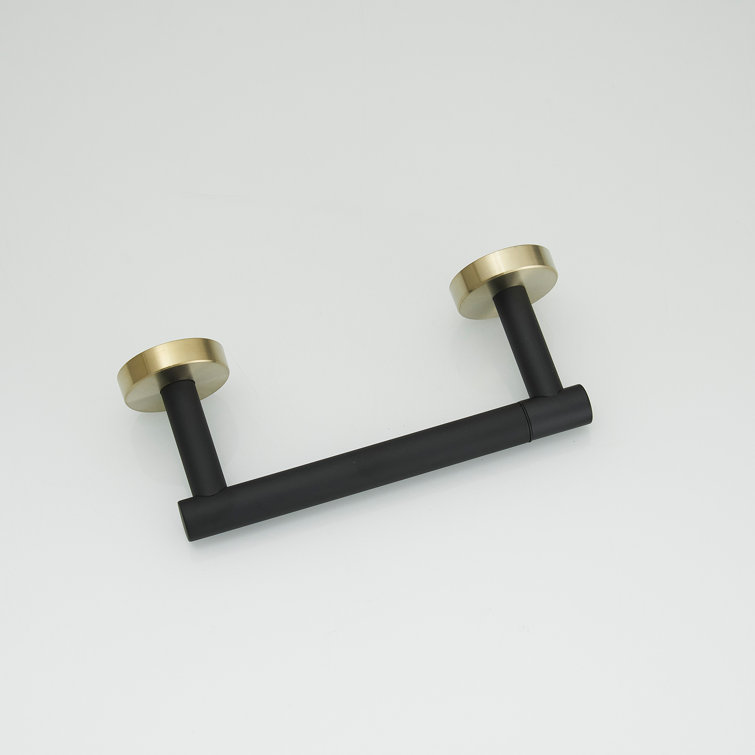 2-Piece Bath Hardware Set With Towel Ring Toilet Paper Holder Toilet Paper Roll Holder