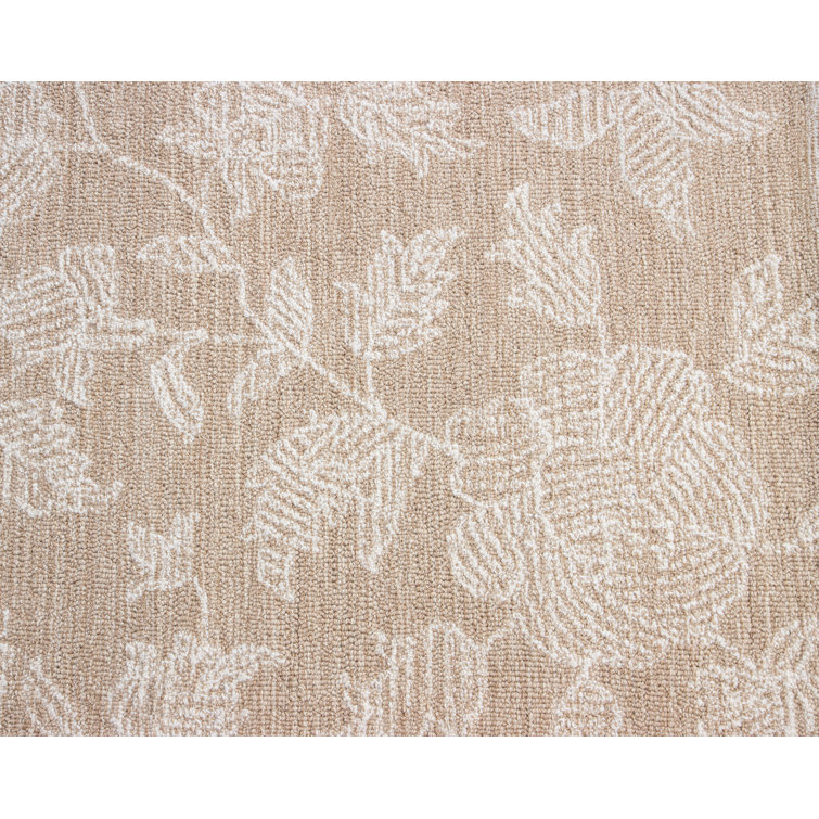 Handmade Latte Wool Rectangular Tufted Area Rug 3'6" x 5'6"