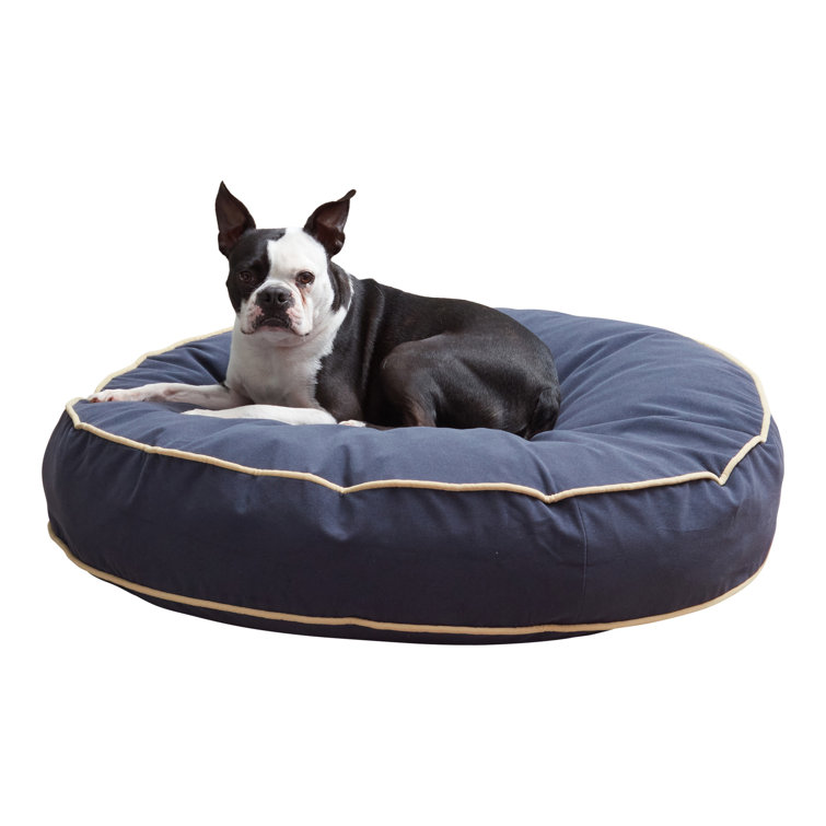 Medium Denim Reversible Microfiber Dog Bed