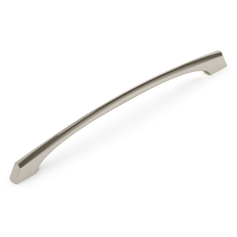 Polished Nickel Modern Arch Handle 10-Pack with Mounting Hardware