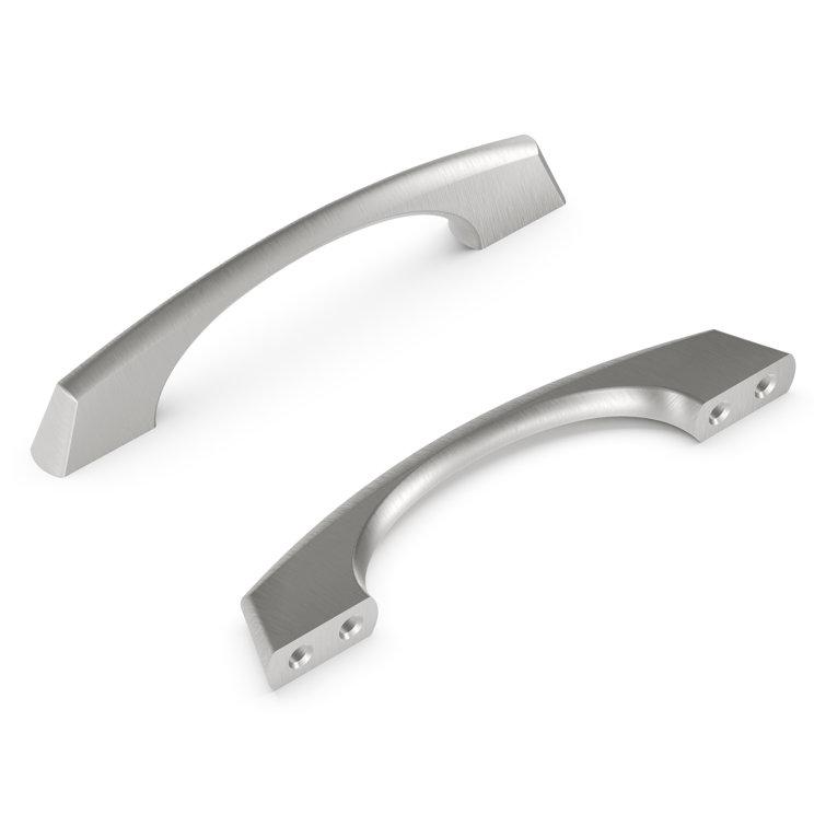 Stainless Steel Modern Cabinet Pulls with Mounting Hardware