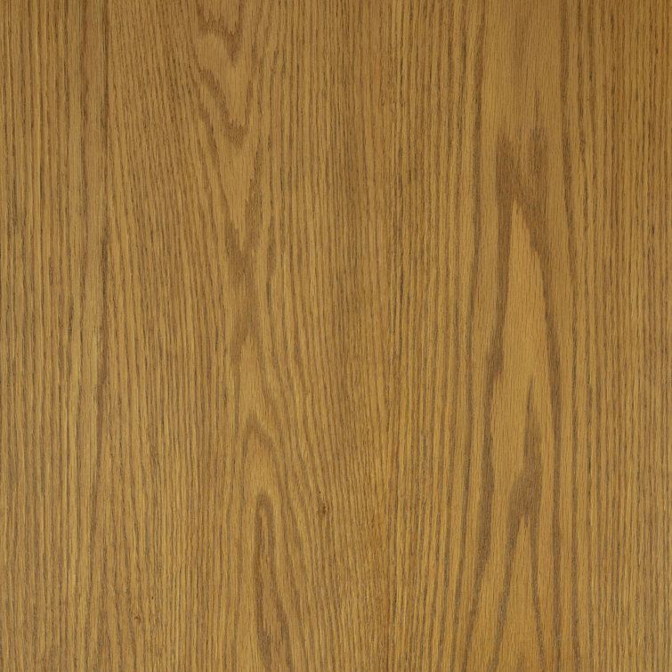 Natural Oak 1-Drawer Solid Wood Nightstand with Turned Legs