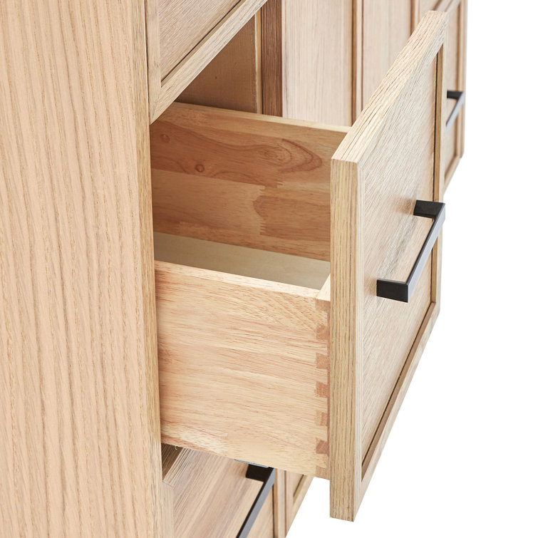 Kelly 48 Inch Oak Single Bathroom Vanity Base with Drawers