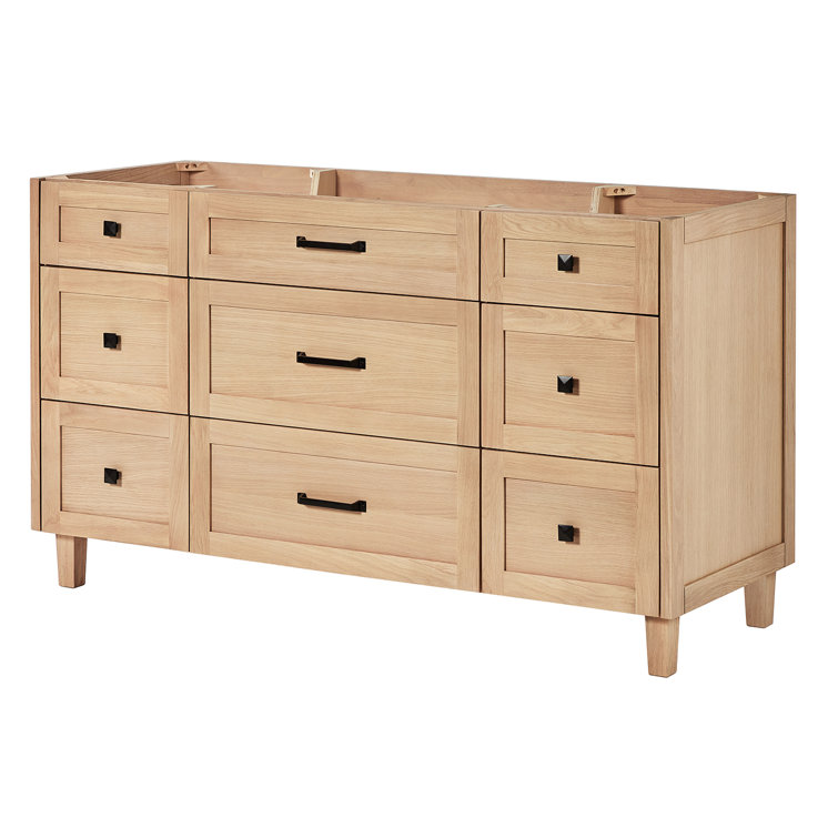 Monroe 60" Oak Freestanding Single Bathroom Vanity