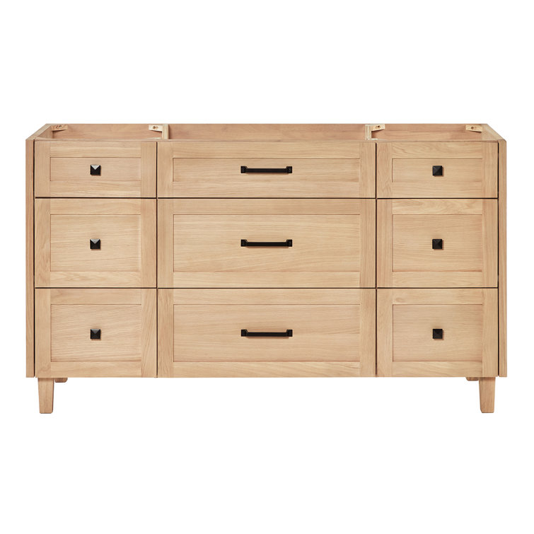 Monroe 60" Oak Freestanding Single Bathroom Vanity