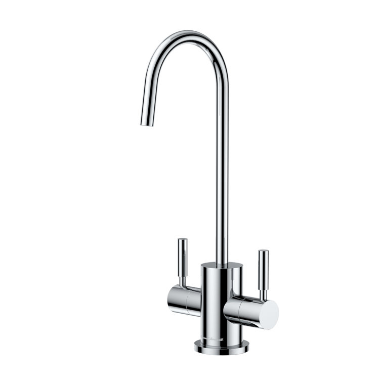American Standard 41-ASH-410-F575-CH ASH410 Instant Hot Water Dispenser System, Single-Handle Faucet with Digital Touchpad Tank
