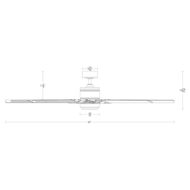 Renegade 52" Oil Rubbed Bronze Barn Wood Smart Ceiling Fan with LED Light