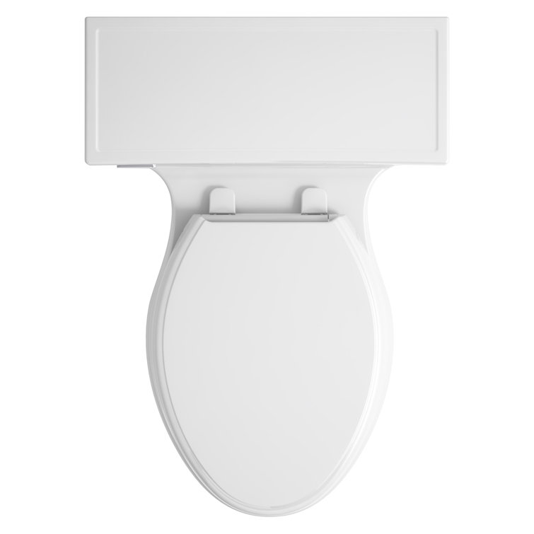 White High Efficiency Elongated Free Standing Toilet