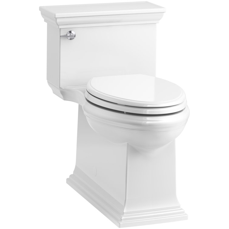 White High Efficiency Elongated Free Standing Toilet