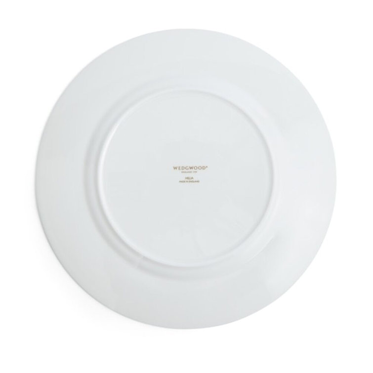 Helia Hand-Painted Porcelain Dinner Plate with Gold Accents