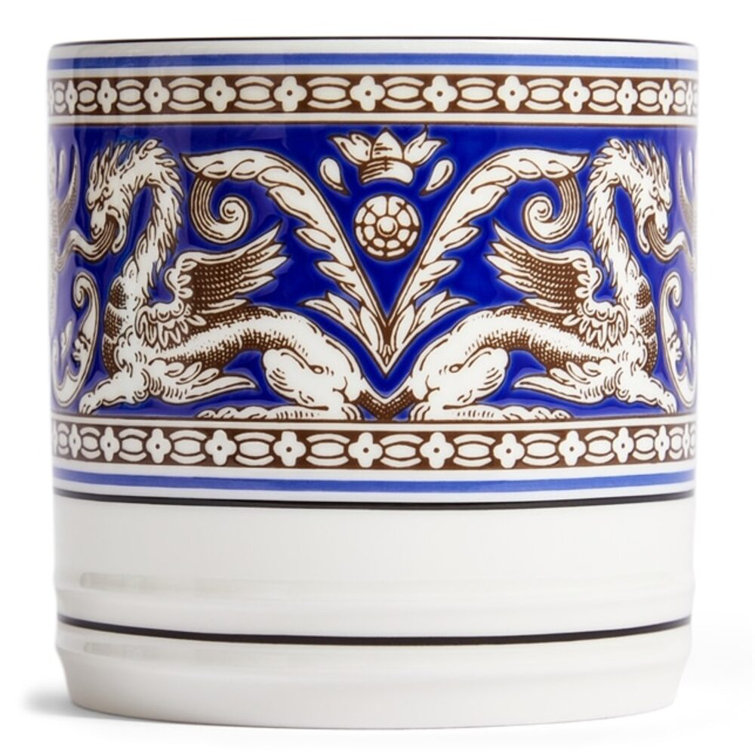Blue Ceramic Microwave Safe Mug 4.88 inch