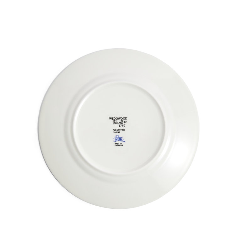 Florentine Blue Handcrafted Porcelain Salad Plate 8.1"