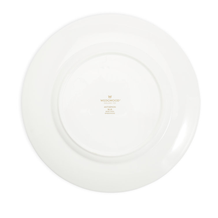 Handcrafted Blue and Gold Porcelain Dinner Plate