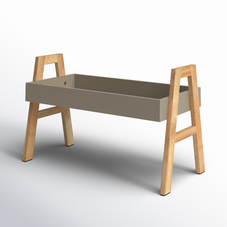 Olive Green Wood Stackable Etagere Bookcase