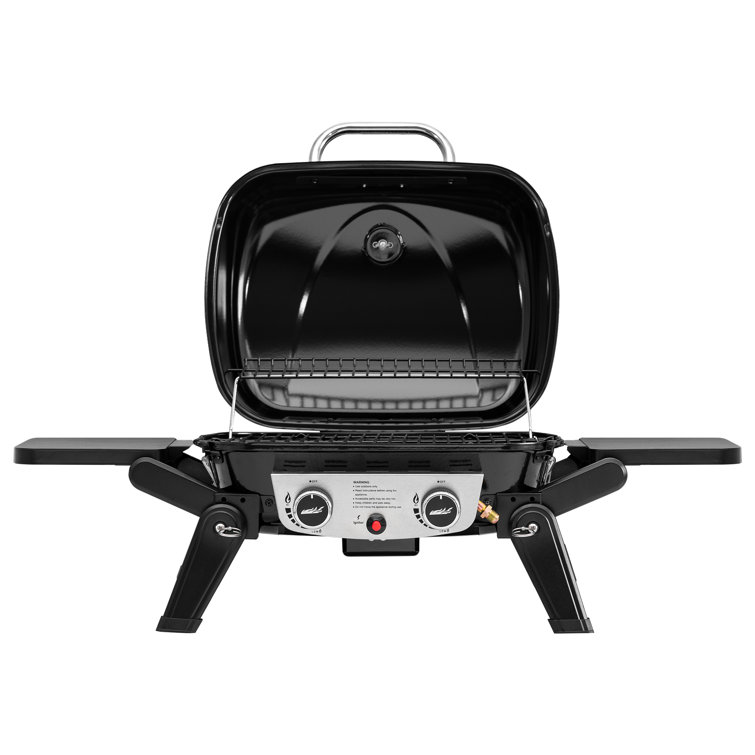 Royal Gourmet Black Stainless Steel 2-Burner Portable Propane Gas Grill