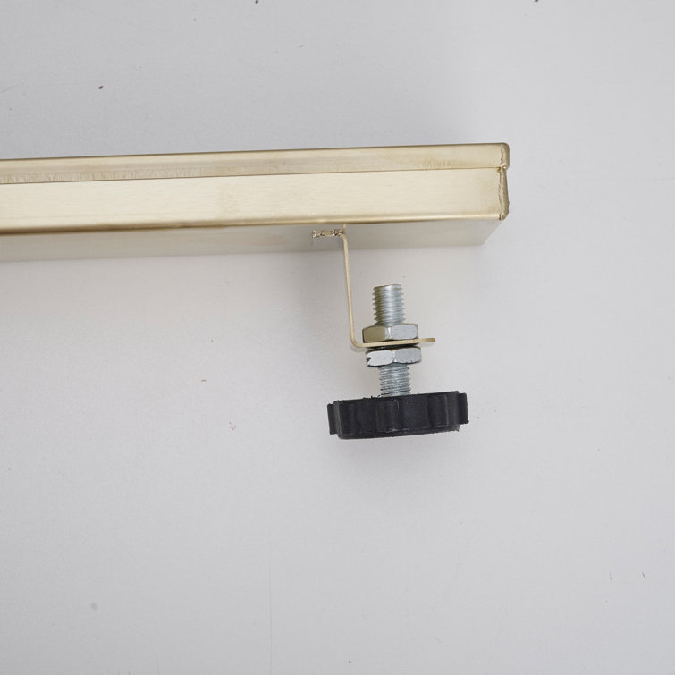 24-Inch Brushed Gold Stainless Steel Linear Shower Drain