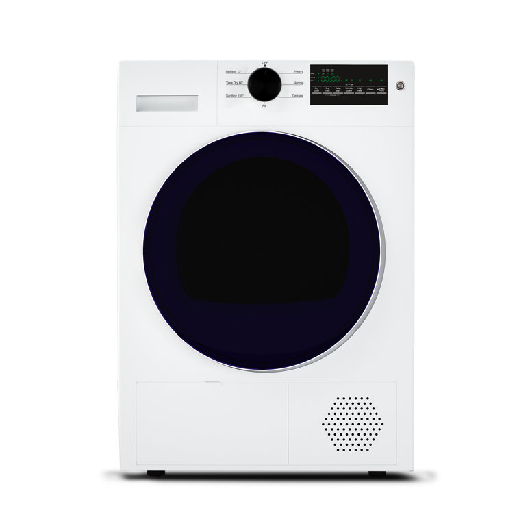 Equator 24" White Front Load Dryer with Moisture Sensing