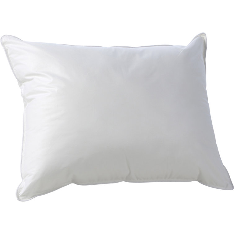 White Hypoallergenic Medium Density Polyester Pillow
