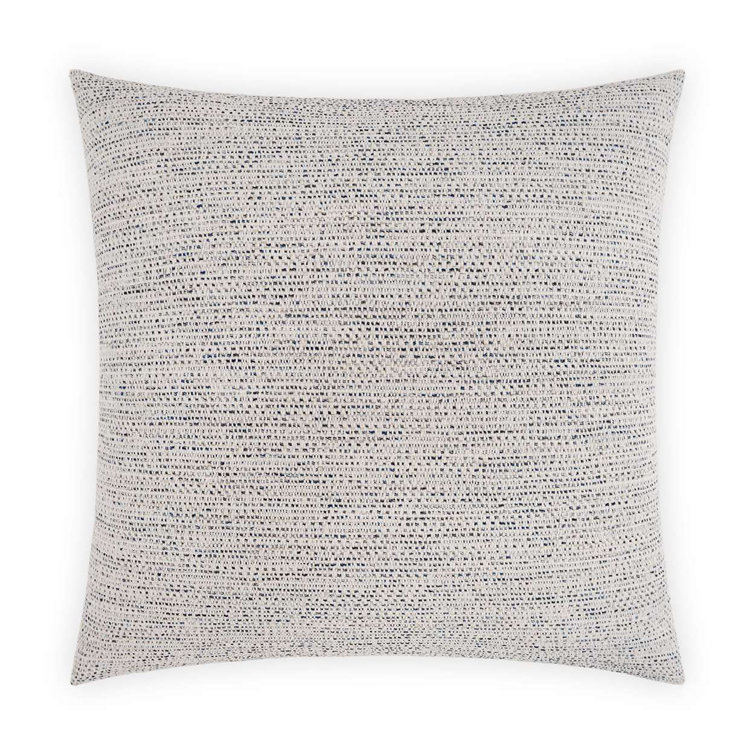 Snow Cream Polyester Square Decorative Throw Pillow
